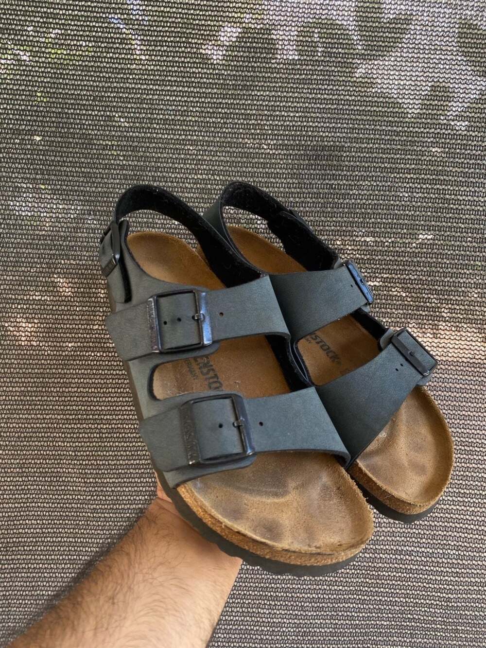 Birkenstock Milano Black Birko-Flor Regular